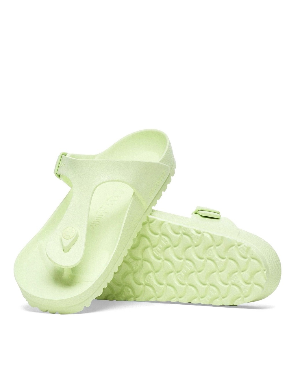 Birkenstock Gizeh Essential Ultra Lightweight EVA Slide Sandal Light Green Color
